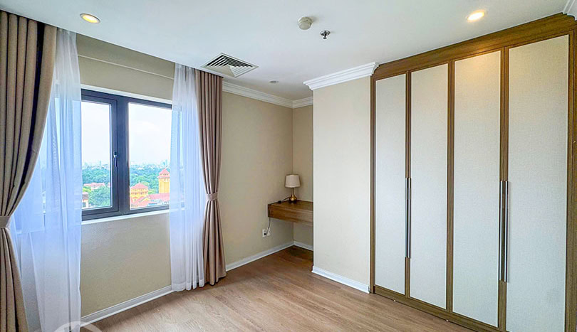Lake View 3-Bedroom Serviced Apartment for Lease in Truc Bach Hanoi