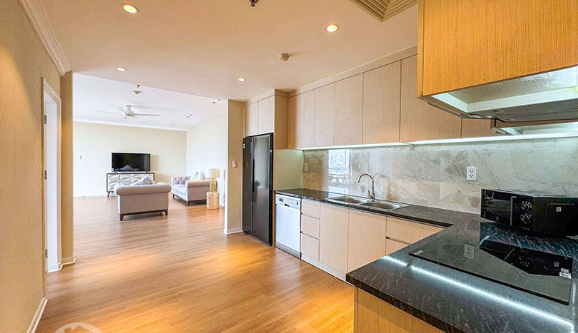 Lake View 3-Bedroom Serviced Apartment for Lease in Truc Bach Hanoi