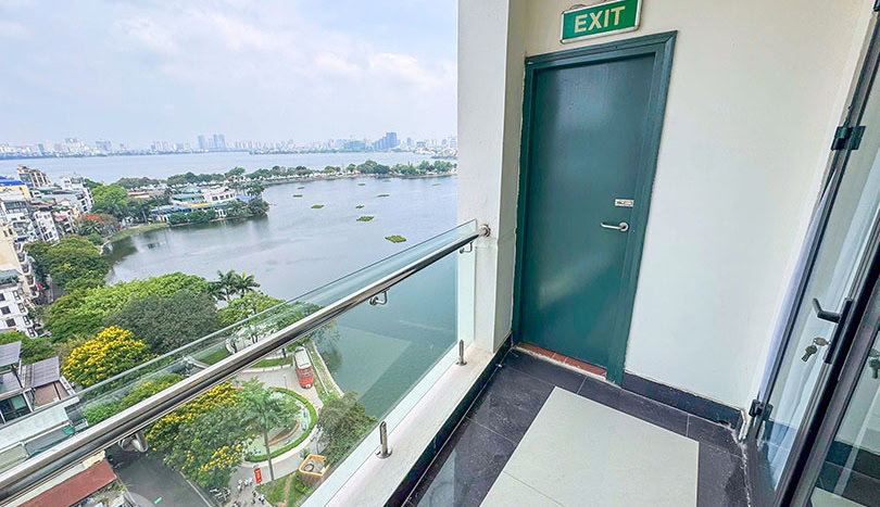 Lake View 3-Bedroom Serviced Apartment for Lease in Truc Bach Hanoi