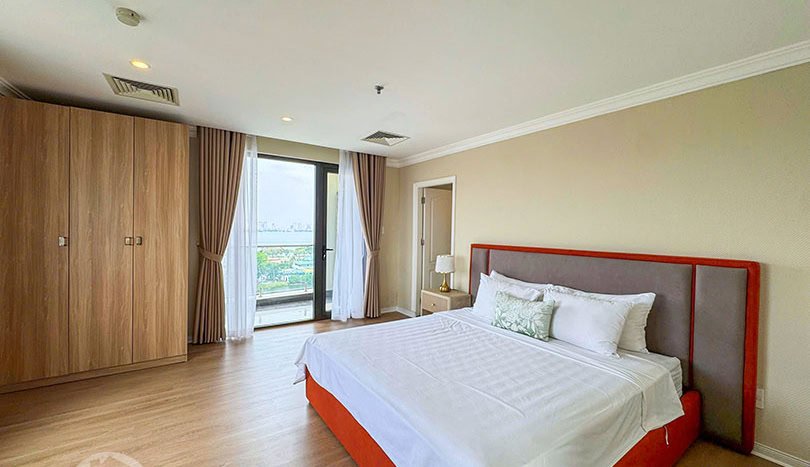 Lake View 3-Bedroom Serviced Apartment for Lease in Truc Bach Hanoi