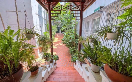 Partly furnished 4-bedroom house for rent in Tay Ho with swimming pool