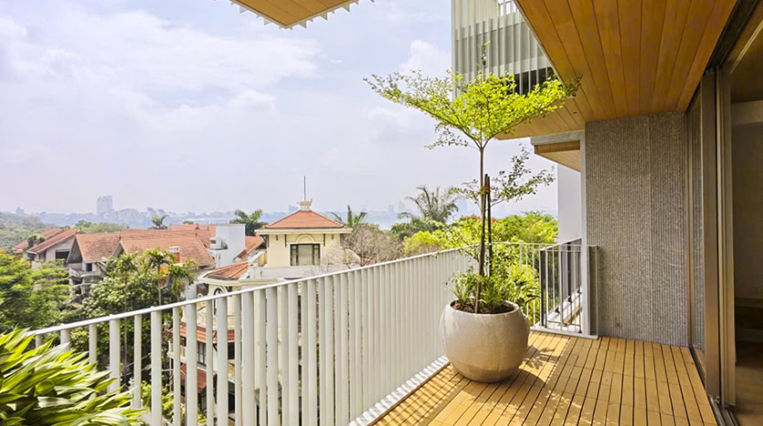 New 2-Bedroom Apartment with Open Views for Rent in Tay Ho