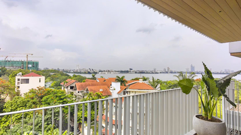 New 3-Bedroom Duplex Apartment with Terrace for Lease in Tay Ho