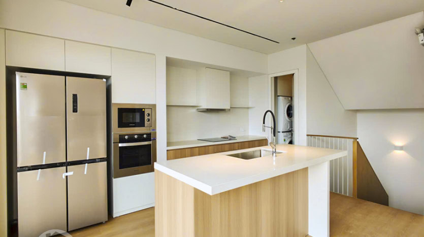 New 3-Bedroom Duplex Apartment with Terrace for Lease in Tay Ho