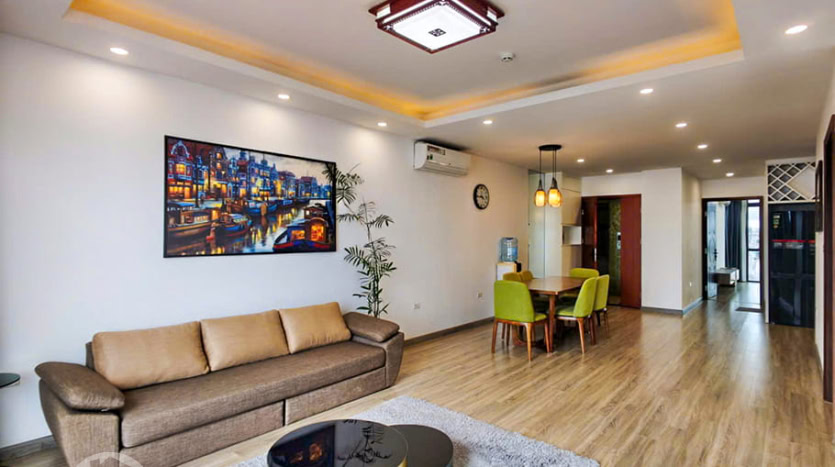 2 bedroom apartment with terrace to rent overlooking Tay Ho lake