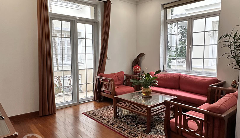 5-Bedroom Furnished House with Garden for Rent in Ciputra Hanoi