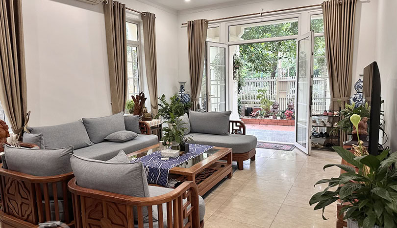 5-Bedroom Furnished House with Garden for Rent in Ciputra Hanoi