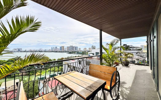 Lake view 2 bedroom apartment for rent in Tay Ho