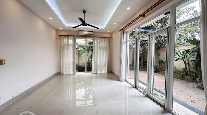 Unfurnished 5-Bedroom Villa with Garden for Rent in Ciputra Hanoi