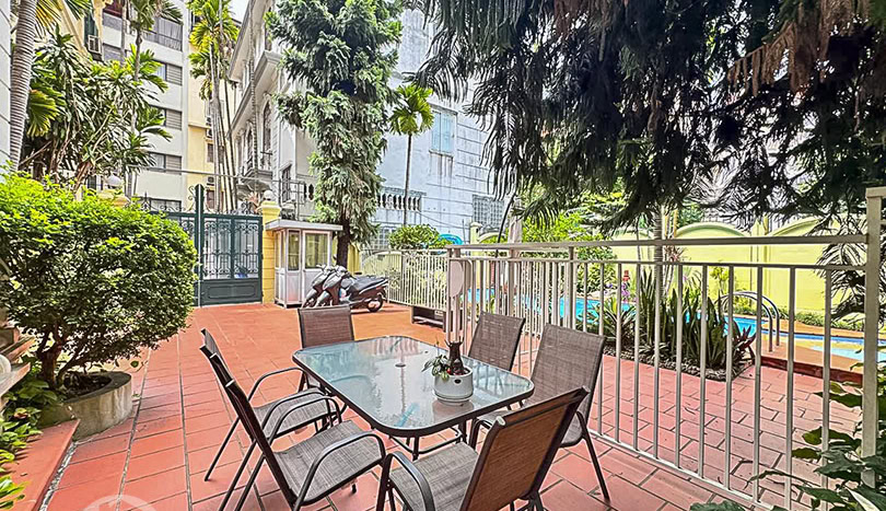Unfurnished House with Garden & Swimming Pool in Tay Ho
