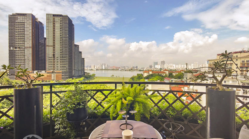 New 4 bed duplex apartment to rent with terrace in Tay Ho