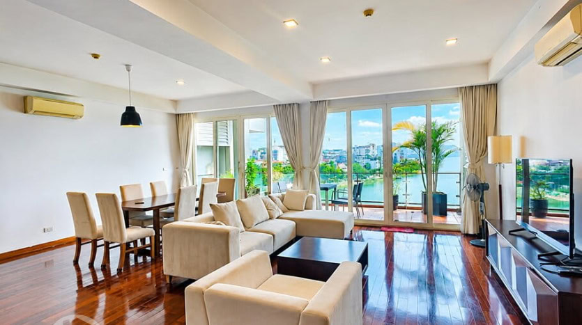 Spacious 3-Bedroom Apartment with Stunning West Lake Views
