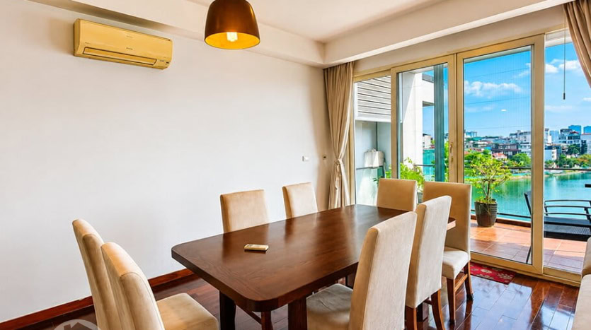 Spacious 3-Bedroom Apartment with Stunning West Lake Views