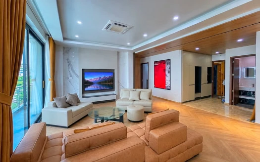 Furnished 3 bedroom apartment for rent in Tay Ho