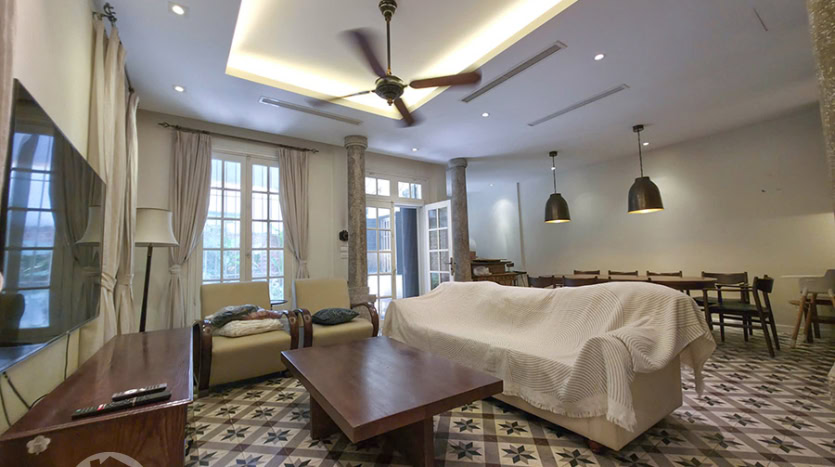 Furnished 4-Bedroom Garden House for Rent in Tay Ho – Yen Phu