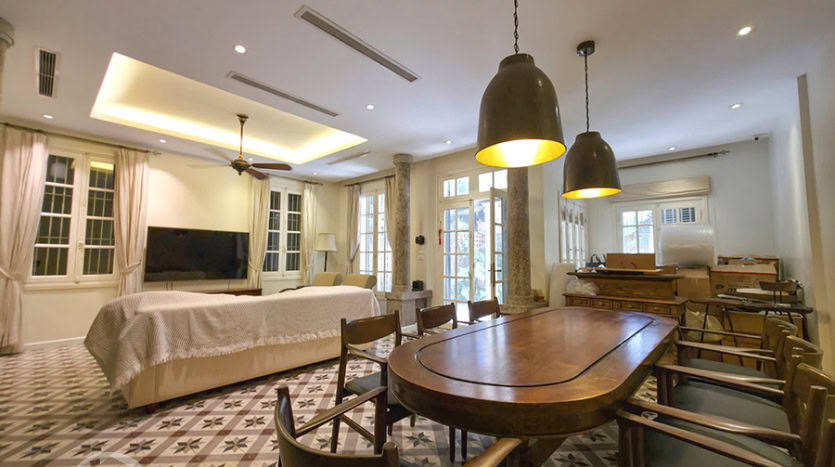 Furnished 4-Bedroom Garden House for Rent in Tay Ho – Yen Phu