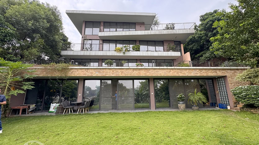 Modern Furnished House with Pool & River View in Long Bien