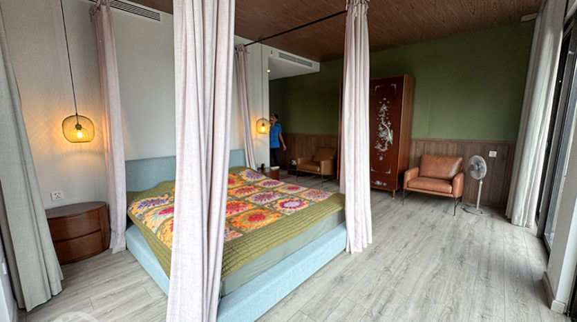 Modern Furnished House with Pool & River View in Long Bien