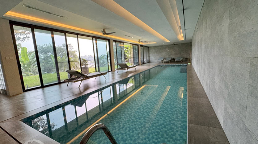 Modern Furnished House with Pool & River View in Long Bien