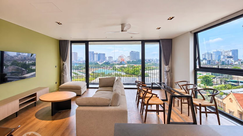 New 2-Bedroom Apartment with West Lake View for Rent