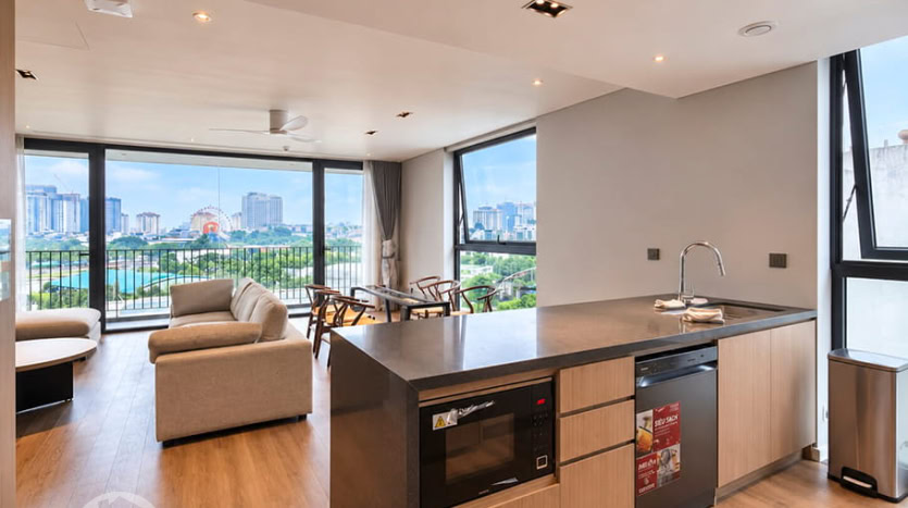 New 2-Bedroom Apartment with West Lake View for Rent