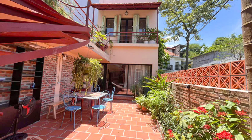 Renovated 4-Bedroom House with Garden for Rent in Long Bien