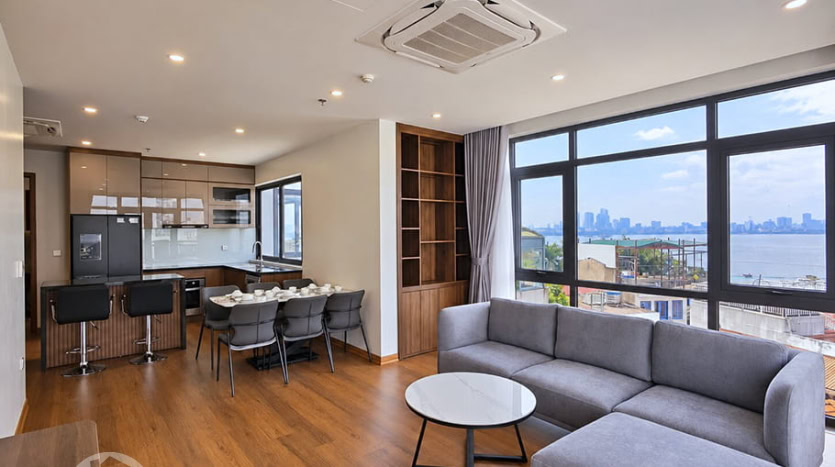 4-Beds Serviced Apartment with West Lake Views for Rent in Hanoi