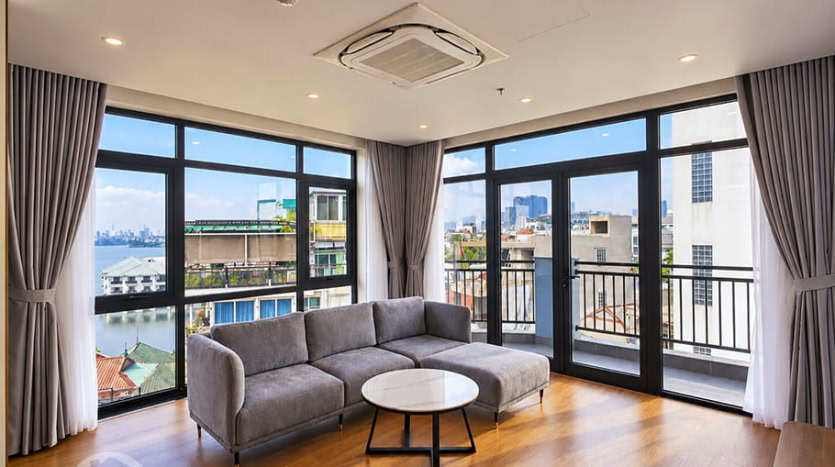 4-Beds Serviced Apartment with West Lake Views for Rent in Hanoi