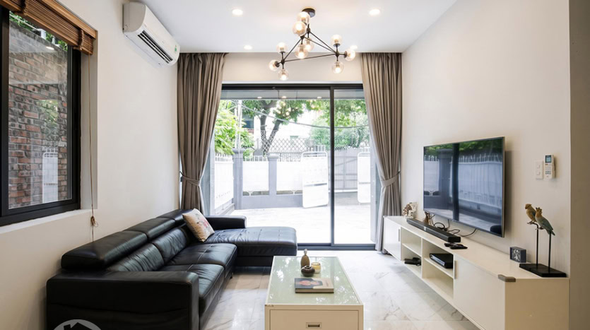 Modern furnished 3 beds house with garden to rent in Tay Ho