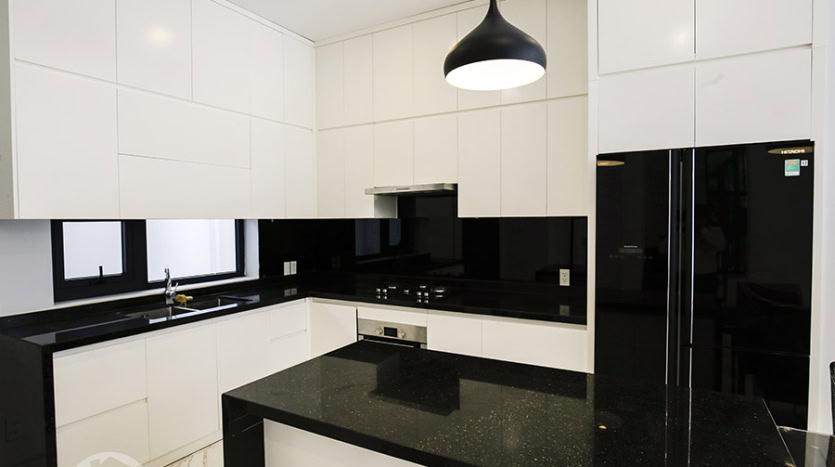 Modern furnished 3 beds house with garden to rent in Tay Ho