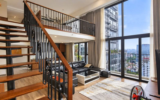Elegant 1 Bedroom Duplex Apartment for Rent in Penstudio Hanoi